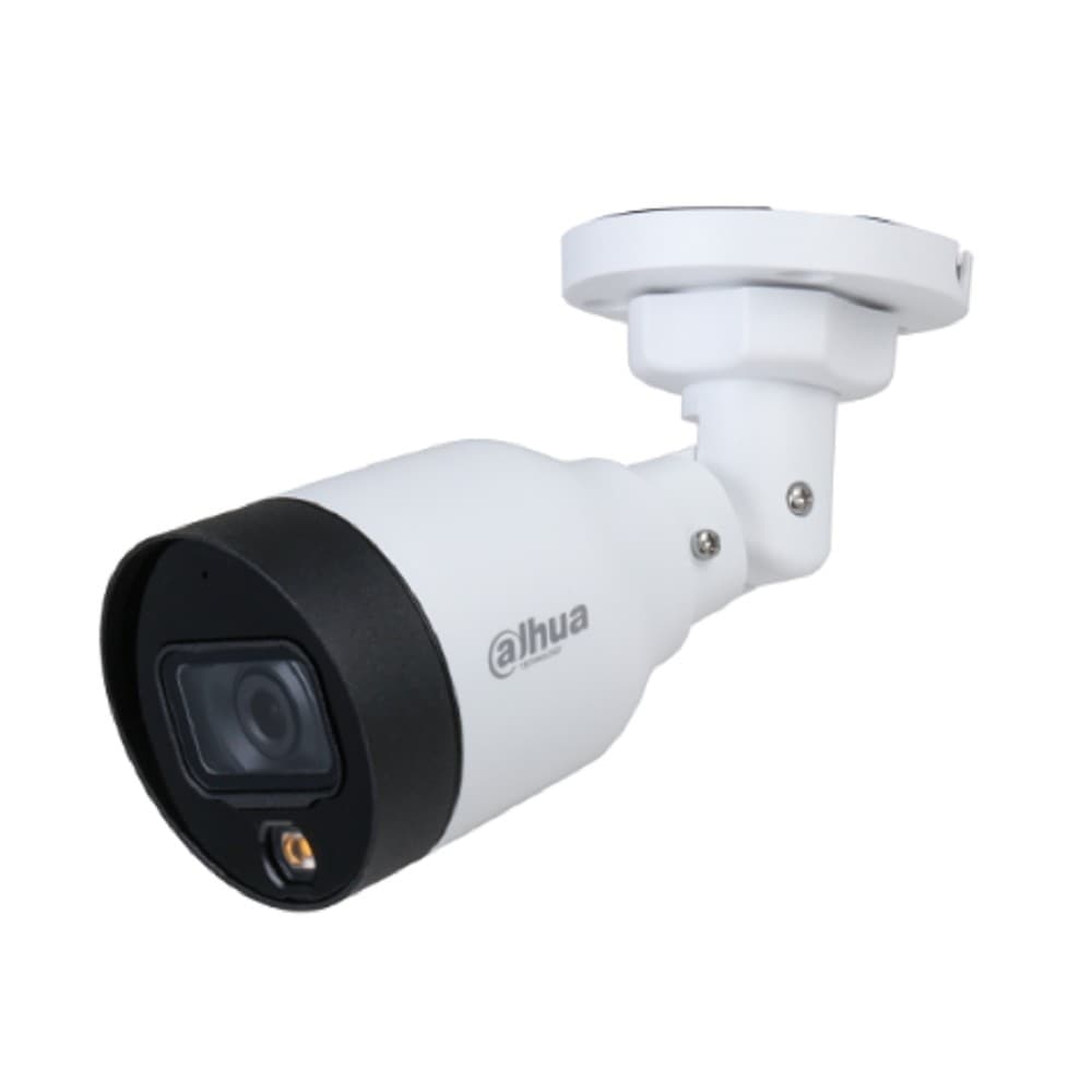 DAHUA DH-IPC-HFW1239S1P-LED-0360B-S6 Уличная цилиндрическая IP-видеокамера FullColor 2Мп, 1/2.8” CMOS, объектив 3.6мм, обнаружение людей, LED 30м, IP67, металл/пластик