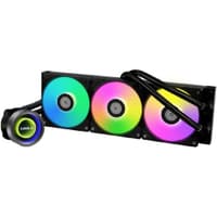 Система водяного охлаждения Lian-Li GA II Trinity 360 Black Soc-AM5/AM4/1151/1200/1700 Al+Cu Ret (G89.GA2T36B.00) - фото 1