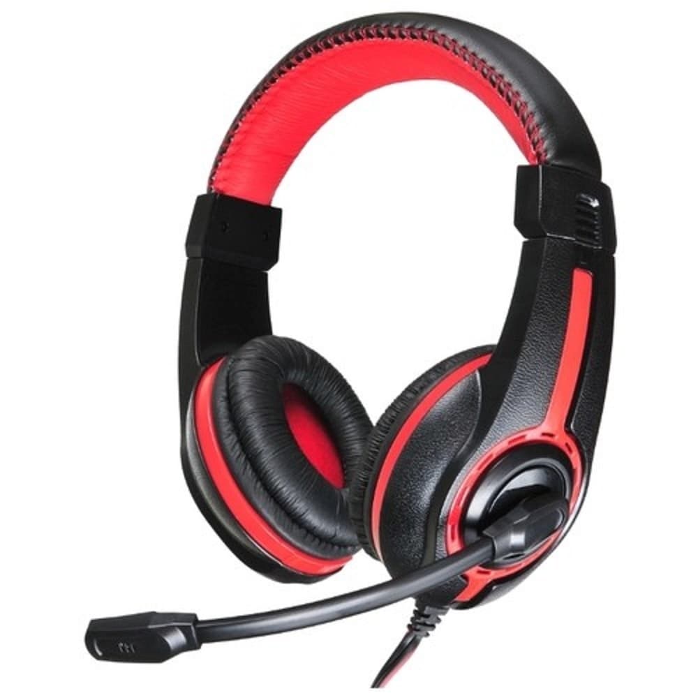 Oklick HS-L200 черный/красный 2м мониторы оголовье