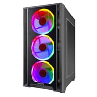 Ginzzu CL610 mATX FAN 4*12FRGB Белый - фото 2