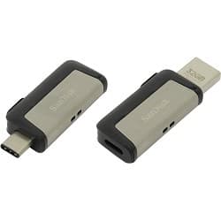 SanDisk USB Drive 32Gb Ultra Dual SDDDC2-032G-G46 {USB3.0, Black}  