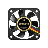 Exegate EX297020RUS Вентилятор 12В DC ExeGate EX05010B3P (50x50x10 мм, 2-Ball (двойной шарикоподшипник), 3pin, 6500RPM, 30dBA) - фото 1