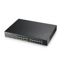 Коммутатор/ Zyxel NebulaFlex GS1915-24EP Hybrid Smart L2 PoE+ Switch, 19" rack, 24xGE (12xPoE+), 130W PoE budget, standalone/cloud management - фото 1