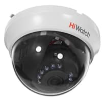 HiWatch DS-T591(C) (2.8 mm) 5Мп внутренняя купольная HD-TVI камера с ИК-подсветкой до 20м - фото 1