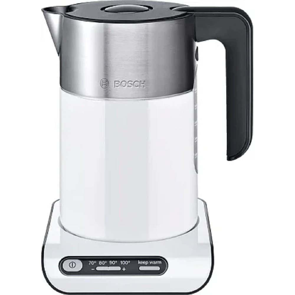 BOSCH TWK8611P Чайник,1.5л, 2400Вт, бело-серебристый