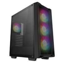 Deepcool CC560 Mesh V2 черный без БП ATX 4x120mm 5x140mm 2xUSB3.0 audio bott PSU - фото 1