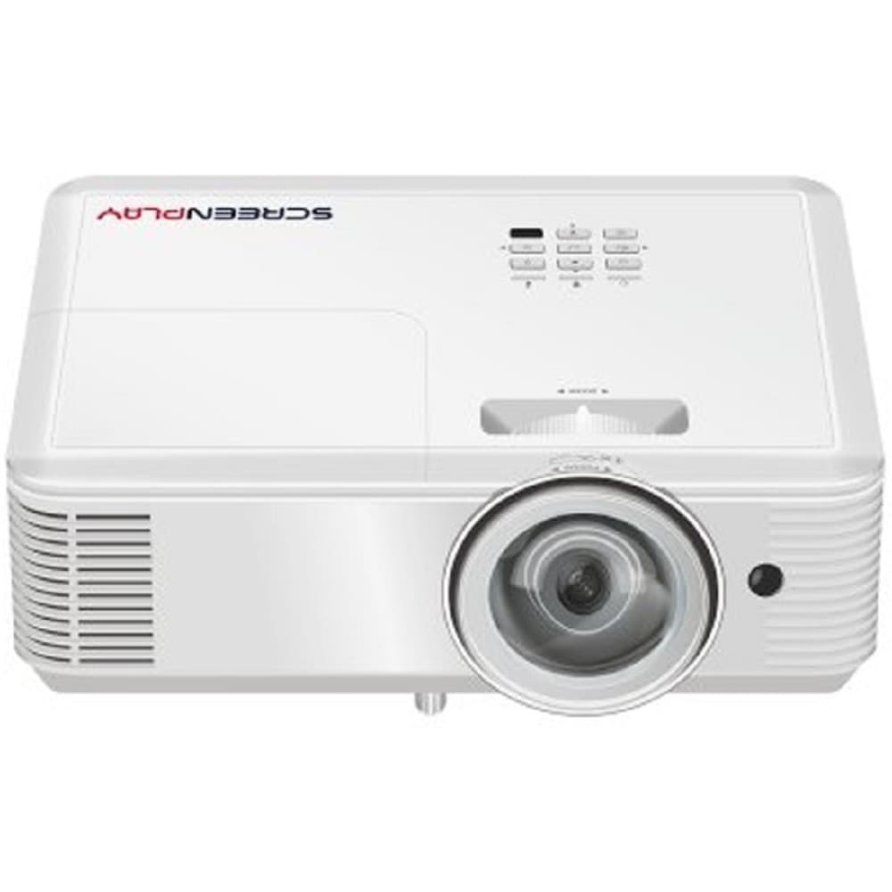 INFOCUS SP226ST Проектор ScreenPlay {DLP, WXGA, 3800 lm, 30 000:1, 0.52:1, 2xHDMI 1.4, VGA in/out, S-Video, 3.5mm in/out, USB-A, RS-232, лампа 15 000ч.(ECO mode), 10W, 27дБ, 2,9 кг, БЕЛЫЙ}
