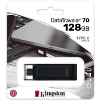 Kingston USB Drive 128Gb DataTraveler 70 Type-C DT70/128GB USB3.0 черный - фото 3