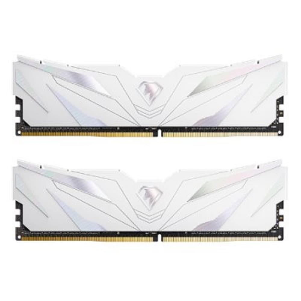 Модуль памяти DDR4 Netac Shadow II 16GB (2x8GB) 3600MHz CL18 1.35V / NTSWD4P36DP-16W / White / with radiator