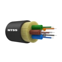 NTSS Оптический кабель IN/OUT, OM3, 50/125, 6 волокон, LSZH, черный NTSS-FO-D-IN/OUT-503-6-LSZH - фото 1