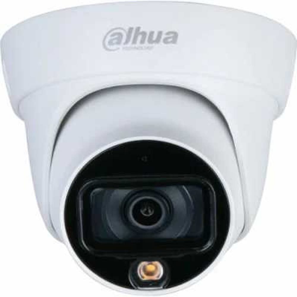 DAHUA DH-IPC-HDW1239T1P-LED-0280B-S6 Уличная турельная IP-видеокамера FullColor 2Мп, 1/2.8” CMOS, объектив 2.8мм, обнаружение людей, LED 30м, IP67, металл/пластик