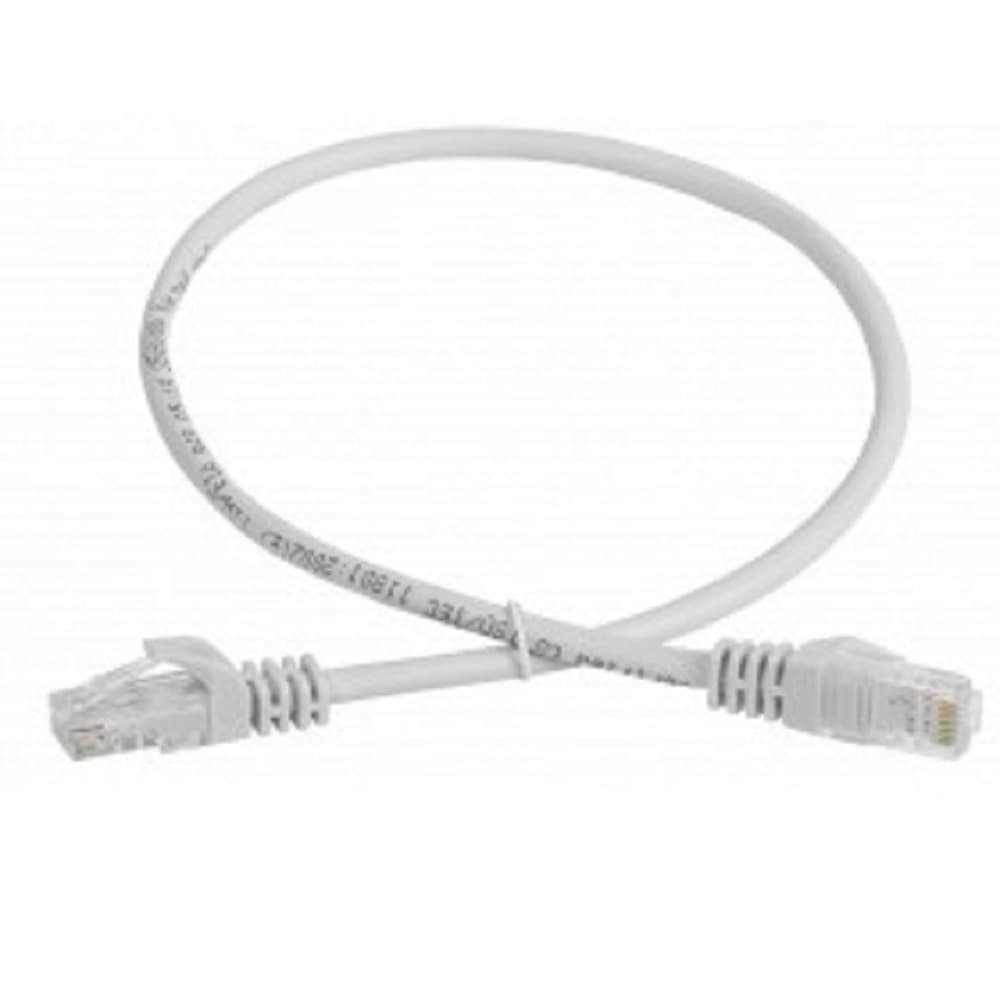 ITK PC01-C5EU-05M-G Шнур коммутационный кат. 5Е UTP 0,5м серый GENERICA