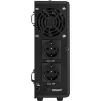 Exegate EX295995RUS ИБП (инвертор, синус, для котла) настенный ExeGate FineSine SX-500.LCD.AVR.2SH <500VA/300W, чистая синусоида, цветной LCD-дисплей, AVR, 2*Schuko, линейно-интерактивный, внешняя бат - фото 3