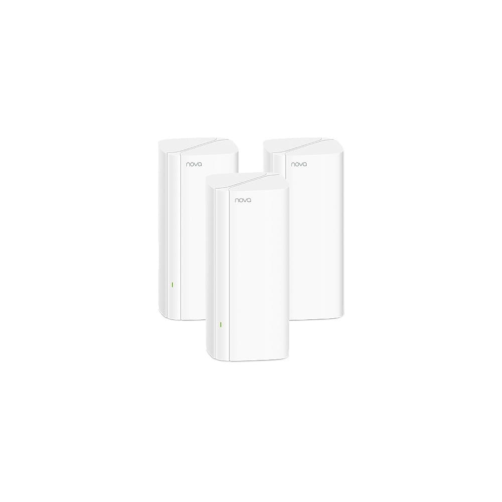 TENDA EX12 (3-pack) Mesh Wi-Fi 6 система AX3000, до 574 Мбит/с на 2,4 ГГц + до 2402 Мбит/с на 5 ГГц, LAN 2x 1Гбит/с, WAN 1x1 Гбит/с, 4x3 dBi внутренние антенны