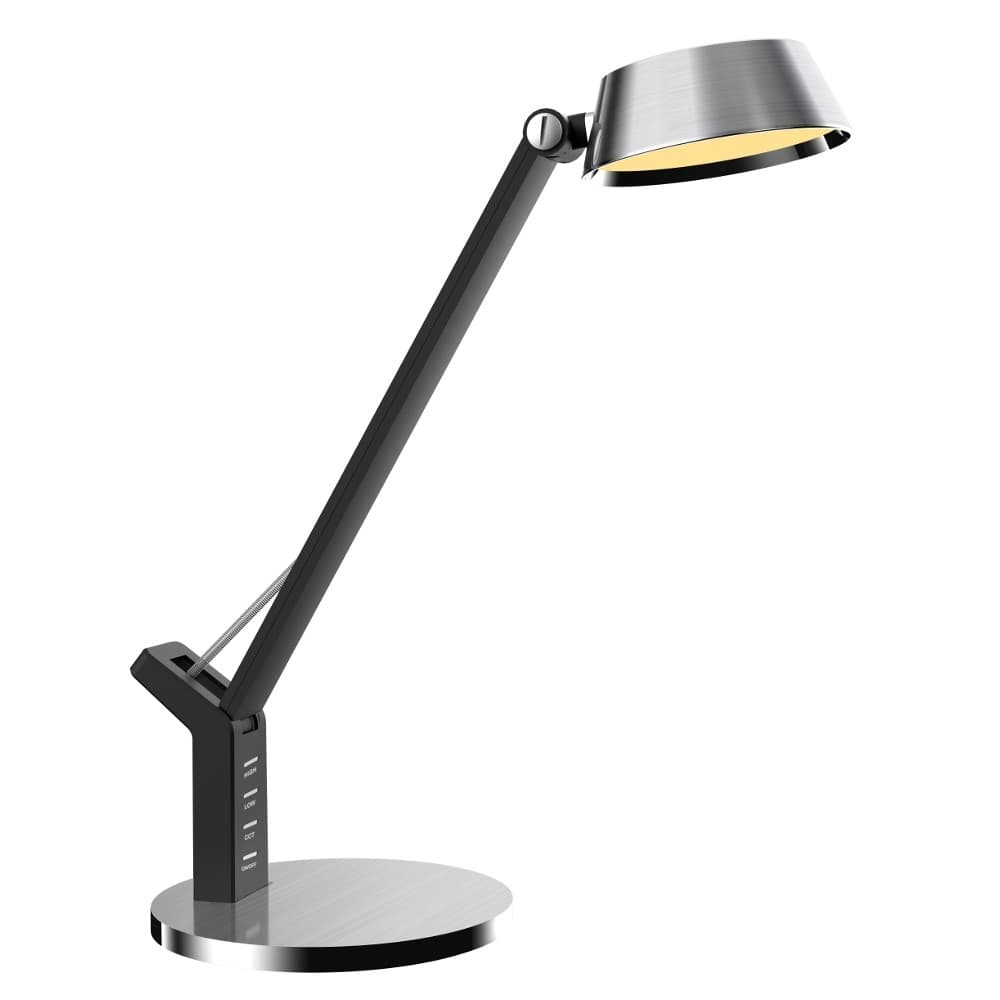 Camelion KD-835  C03 серебро LED(Свет-к наст.8Вт,230В,480лм,сенс.рег.ярк и цвет.темп,USB-5В,1А )