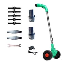 Триммер-газонокосилка аккумуляторный ZITREK GreenCut 12 Pro (12В, Li-ion аккумулятор 2шт, колеса) - фото 1
