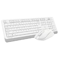Клавиатура + мышь A4Tech Fstyler FG1012 клав:белый мышь:белый USB беспроводная Multimedia [1599042] - фото 3