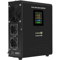 Exegate EX295995RUS ИБП (инвертор, синус, для котла) настенный ExeGate FineSine SX-500.LCD.AVR.2SH <500VA/300W, чистая синусоида, цветной LCD-дисплей, AVR, 2*Schuko, линейно-интерактивный, внешняя бат - фото 1