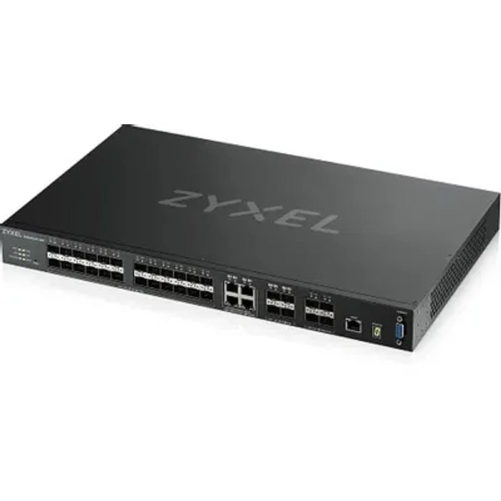 ZYXEL XGS4600-32-ZZ0102F L3 коммутатор Zyxel XGS4600-32, 24xGE, 4xCombo (SFP/RJ-45), 4xSFP+ , стекируемый (до 4), 2 источника питания AC