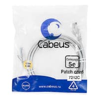 Cabeus PC-UTP-RJ45-Cat.5e-1.5m Патч-корд U/UTP, категория 5е, 2xRJ45/8p8c, неэкранированный, серый, PVC, 1.5м - фото 2