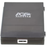 AgeStar 3UBCP1-6G (BLACK) USB 3.0 Внешний корпус 2.5" SATA HDD/SSD AgeStar 3UBCP1-6G (BLACK) USB 3.0, пластик, черный, безвинтовая конструкция - фото 2
