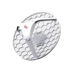 MikroTik RBLHG5kit (RBLHG-5nD-3) (Dual Chain 5Ghz 802.11an 24.5dBi Integrated antenna, 600MHz COU, 64MB RAM, 1x LAN, POE, PSU,RouterOS L3, International version)