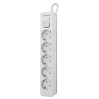 Defender Удлинитель с сетевым фильтром DFS 133 3 м, белый, 5 розеток [99431] - фото 3