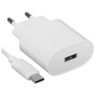 HOCO C109A/ Сетевое ЗУ + Кабель Type-C 1m/ QC 3.0/ 1 USB/ Выход: 18W/ White - фото 1