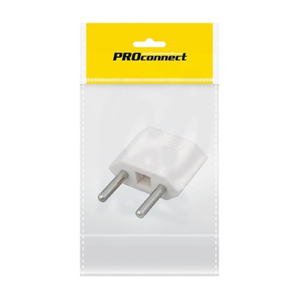 REXANT 11-1041-9 Сетевой переходник плоский "Тефаль" белый  PROCONNECT 