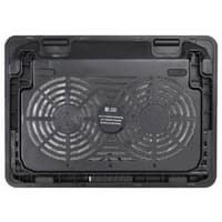 BURO Подставка для ноутбука 15.6"355x255x30mm 2xUSB 2x 140mmFAN 657г металлическая сетка/пластик черный (BU-LCP156-B214H) - фото 2