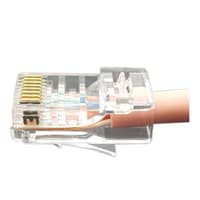 Hyperline PLEZ-8P8C-U-C6 Разъем легкой оконцовки RJ-45 (8P8C) под витую пару, категория 6 (50 µ"/ 50 микродюймов), универсальный (для одножильного и многожильного кабеля) (1 шт.) - фото 1