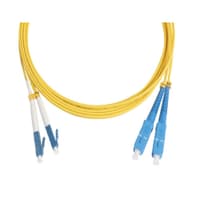 Hyperline FC-D2-9-LC/­UR-SC/­UR-H-3M-LSZH-YL Патч-корд волоконно-оптический (шнур) SM 9/­125 (OS2), LC/­UPC-SC/­UPC, duplex, LSZH, 3 м - фото 2
