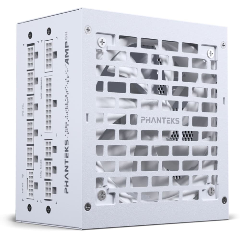 PHANTEKS AMP GH 750W (80 Plus Gold, ATX 3.1, PCIe 5.1, APFC, 120mm Fan, Fully Modular, White) / PH-P750GH_WT01
