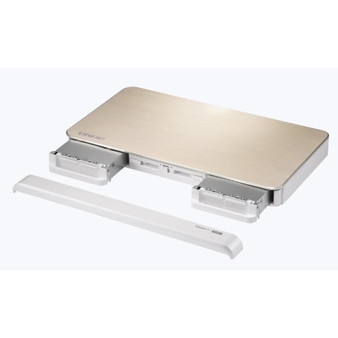 Сетевое хранилище без дисков/ SMB QNAP HS-453DX-8G 4-Bay NAS (2x 2.5"/3.5" SATA HDD/SSD) + 2 x M.2 2280 SATA 6Gb/s slots), Intel Celeron J4105 quad-core 1.5 GHz (up to 2.5 GHz), max 8GB DDR4 (2 x 4GB)