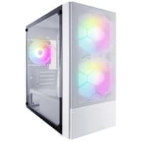 1STPLAYER Корпус FIREBASE X4-M White / mATX, TG / 1x120mm & 2x140mm LED fans inc. / X4-M-WH-2F1P-W-1F1-W - фото 1