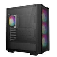Deepcool CC560 Mesh V2 черный без БП ATX 4x120mm 5x140mm 2xUSB3.0 audio bott PSU - фото 2