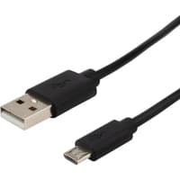 Rexant (18-4268) Кабель USB-A – micro USB, 1А, 1м, ПВХ, черный - фото 2
