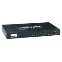 ORIENT HDMI 4K Splitter HSP0108H, 1->8, HDMI 1.4/3D, UHDTV 4K(3840x2160)/HDTV1080p/1080i/720p, HDCP1.2, внешний БП 5В/3A, метал.корпус - фото 1