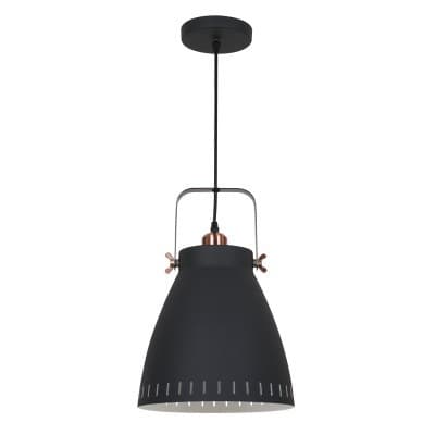 Camelion PL-428L  С62  черный + медь (Светильник подвесной New York,  1х E27, 60Вт, 230В, металл)