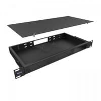 NTSS Кросс NTSS оптический 19'' укомплектованный 1U, 4 порта SC/APC, 9/125 мкм (планки, сплайс-кассета, пигтейлы, КДЗС, адаптеры) черный RAL 9005 NTSS-RFOB-1U-4-SC/A-9-SP1.5G1AY-BL - фото 3