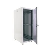 ЦМО Шкаф телекоммуникационный напольный ЭКОНОМ 24U (600 х 800) дверь стекло, дверь металл ШТК-Э-24.6.8-13АА - фото 2