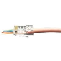 Hyperline PLEZ-8P8C-U-C6 Разъем легкой оконцовки RJ-45 (8P8C) под витую пару, категория 6 (50 µ"/ 50 микродюймов), универсальный (для одножильного и многожильного кабеля) (1 шт.) - фото 2