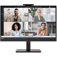 Монитор Lenovo 23.8" ThinkVision T24v-30 черный IPS LED 4ms 16:9 HDMI M/M Cam матовая HAS Piv 1000:1 250cd 178гр/178гр 1920x1080 75Hz VGA DP FHD USB 6кг - фото 1