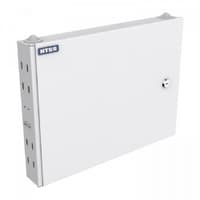 NTSS Кросс NTSS оптический настенный, укомплектованный, 12 портов FC/UPC, 50/125 мкм (планки, сплайс-кассета, пигтейлы, КДЗС, адаптеры) серый RAL 7035 NTSS-WFOB-12-FC/U-50-SP1.5G2AY - фото 1