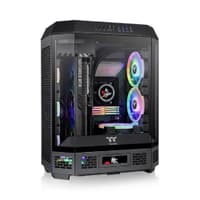 Корпус Thermaltake The Tower 600 черный без БП ATX 11x120mm 5x140mm 4xUSB3.0 audio bott PSU - фото 1