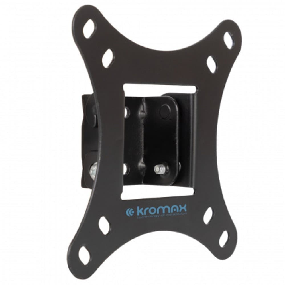 Kromax VEGA-6 new black, наст. для TV 15"-32", max 20 кг, 1 ст св., нак. +5° -15°, от ст. 30 мм, max VESA 100x100 мм.