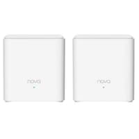 TENDA EX3(2-pack) Mesh Wi-Fi 6 система AX1500, до 300 Мбит/с на 2,4 ГГц + до 1201 Мбит/с на 5 ГГц, LAN 1x 1Гбит/с, WAN 1x1 Гбит/с, 2x3 dBi внутренние антенны - фото 1