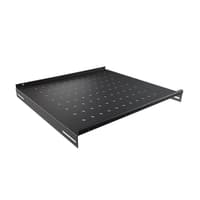 NTSS Полка стационарная NTSS 470х350мм, для напольных шкафов глубиной 600мм, черный RAL 9005 NTSS-FS-600-BL - фото 2