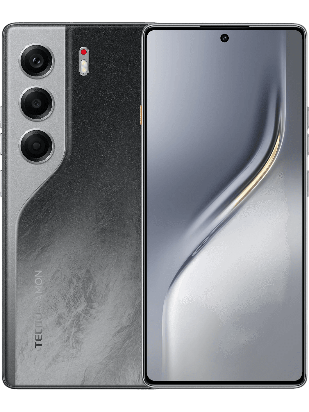 Смартфон Tecno Camon 40 Pro 256Gb 8Gb черный моноблок 3G 4G 2Sim 6.78" 1080x2436 Android 15 50Mpix 802.11 a/b/g/n/ac NFC GPS GSM900/1800 GSM1900 Protect FM