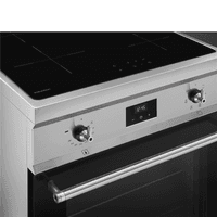 Варочный центр SMEG/ Варочный центр SMEG, 60 см, Classica, индукционная варочная панель, поворотное/сенсорное управление, дисплей, таймер, температура 50-260 градусов, 4 зоны нагрева, объем духовки 79 л, паровая очистка, энергоэффективность А, цвет нержавеющая сталь - фото 14